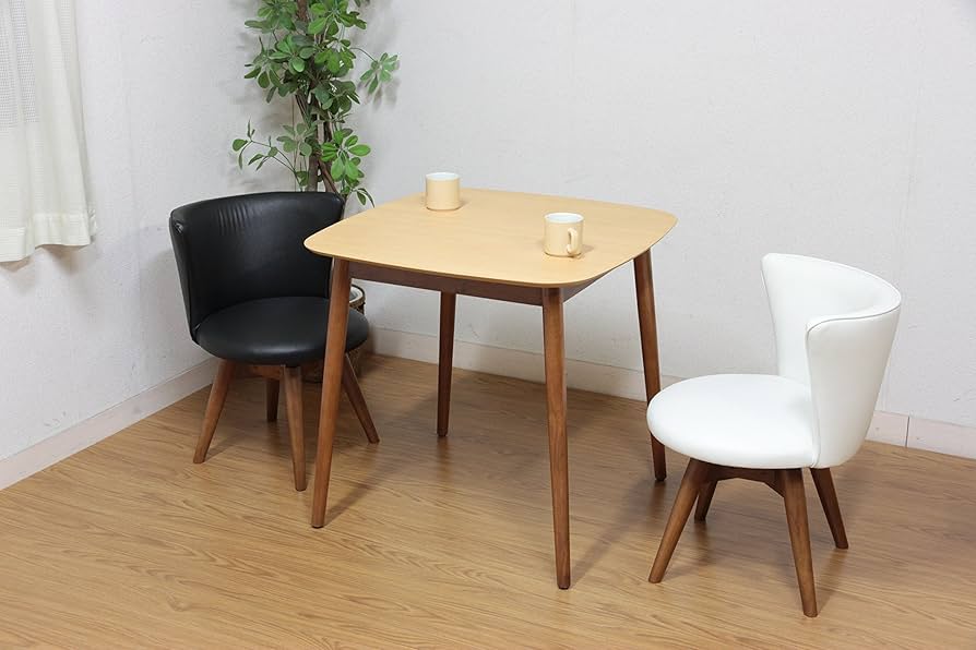 【美品】不二貿易 ダイニングチェア クラム　ファブリック 回転式　2脚セット ダイニングチェア クラム ファブリック 95463 不二貿易